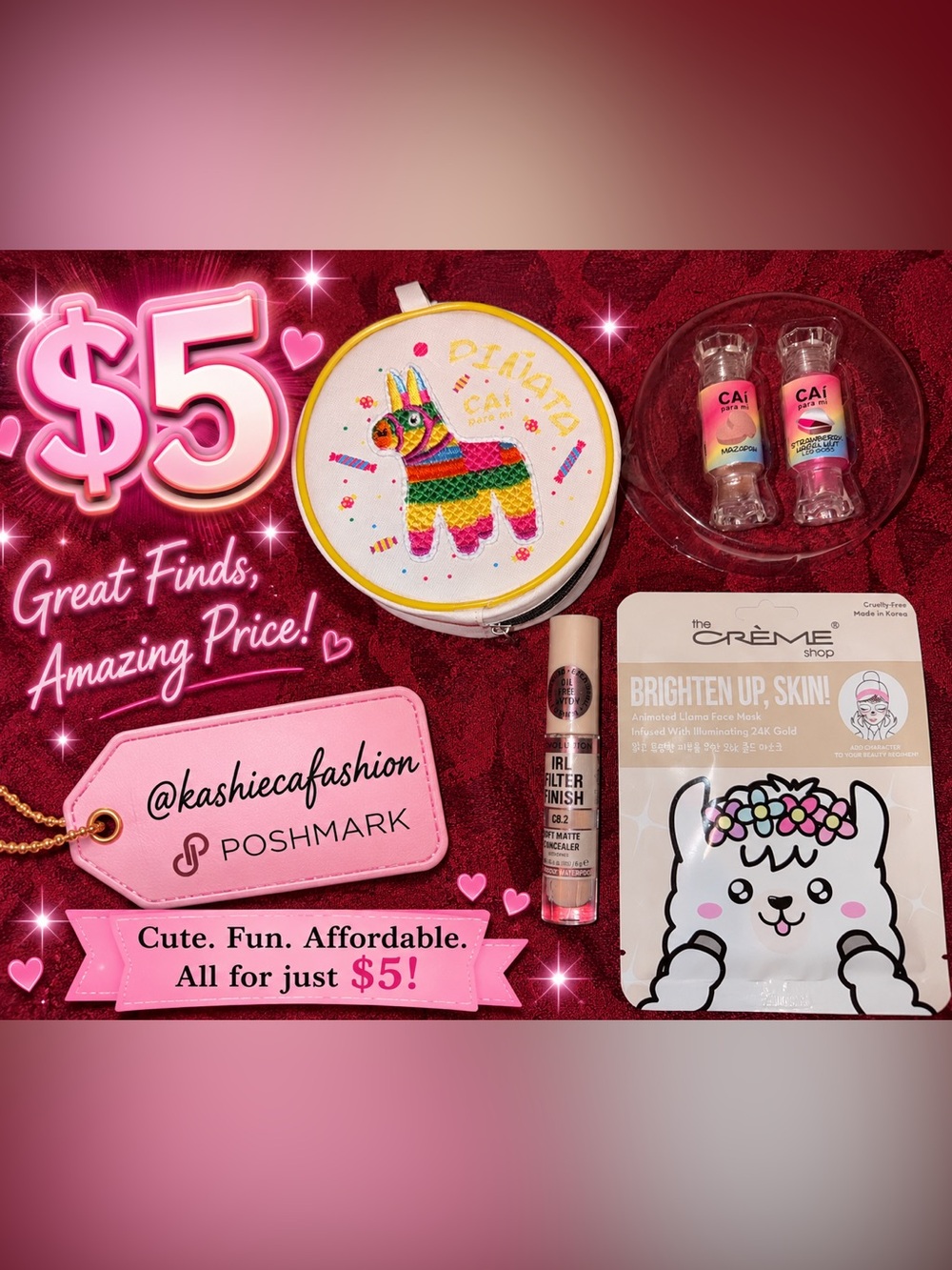 Lip Gloss Mask Concealer Bundle